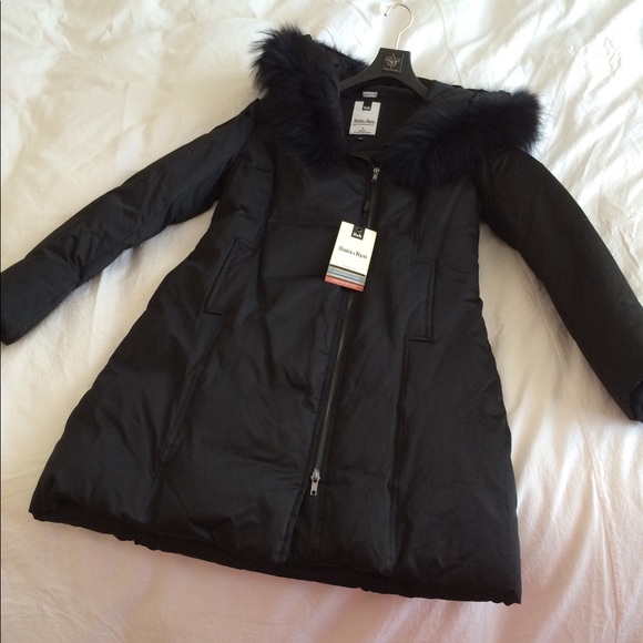 ❄️NWT Soia & Kyo down winter coat with fur at hood - Picture 1 of 16